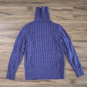 ANN TAYLOR LOFT PURPLE WOMENS SWEATER SIZE SMALL